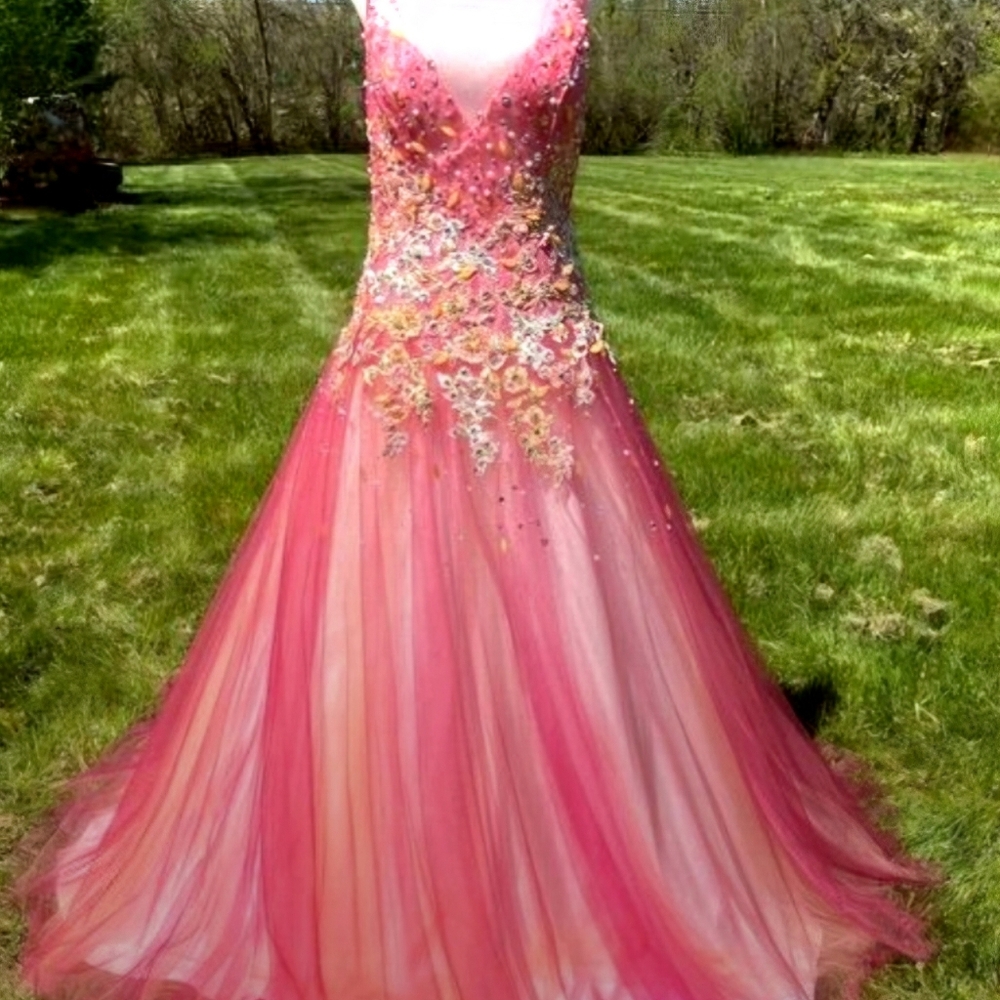 Beautiful ball gown! Rachel Allen Lace and Tule